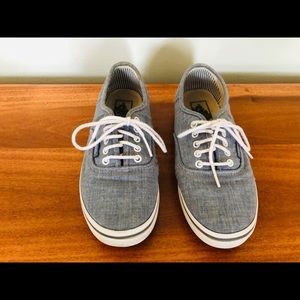 Vans  chambray sneakers 8.5